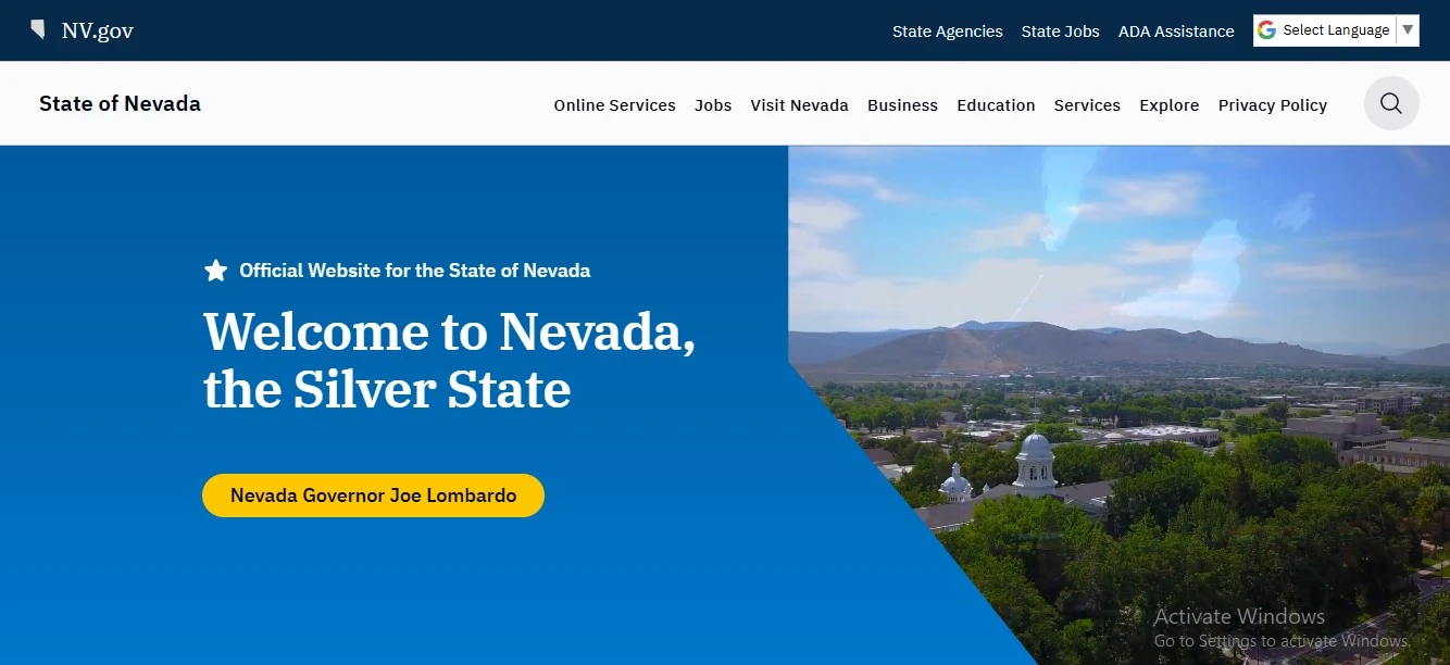 Official Nevada State Board of Medical Examiners license verification website preview for state of nevada medical board license verification